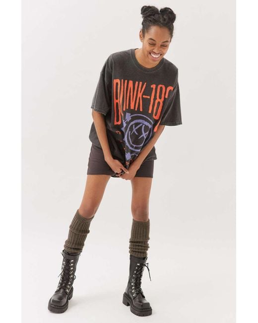 blink 182 t shirt dress Blink-182 Ladies T-Shirt Dress: Big Smile
