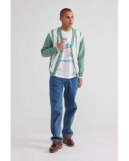 Urban Outfitters Green Uo Classic Cardigan for men