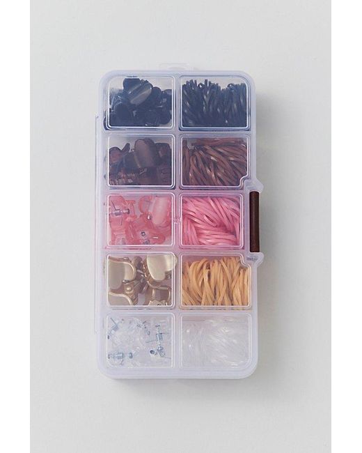 Urban Outfitters Gray No-Damage Hair Accessory Box Set