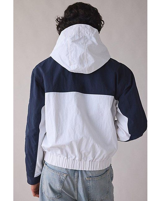Guess Blue Colorblock Windbreaker Jacket for men