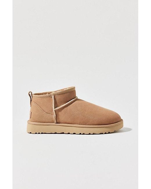 Ugg Blue Classic Ultra Mini Ankle Boots