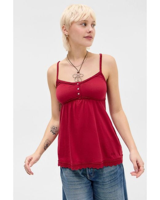 BDG Red Brittney Cami