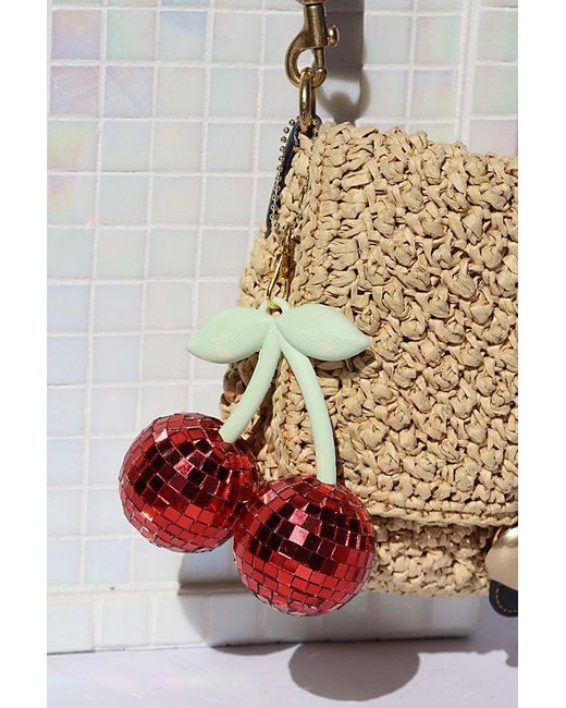 Sofiest Designs Red Disco Cherry Keychain