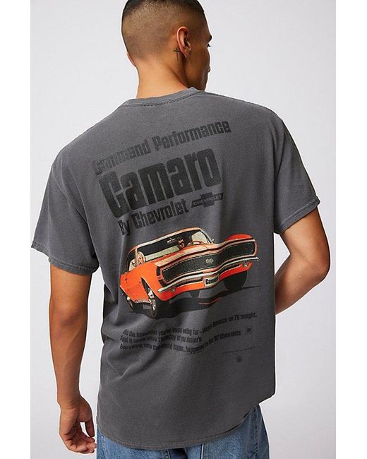 Urban Outfitters Black Chevrolet Camaro Vintage Ad Tee for men
