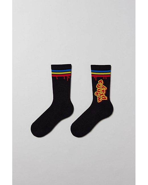 Urban Outfitters Blue Wanna Play Crew Sock for men