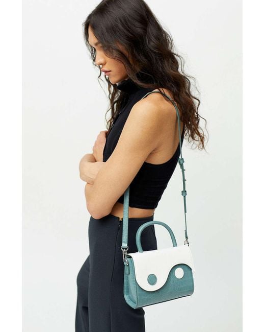 Urban Outfitters Blue Yin Yang Small Crossbody Bag
