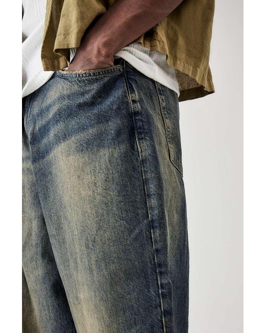 BDG Gefärbte jeans "jack" in schmutziger optik in Black für Herren