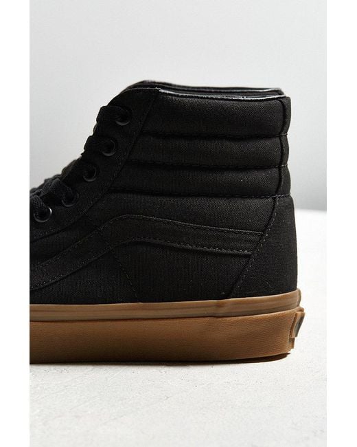 Vans Vans Sk8 hi Reissue Gum Sole Sneaker in Black for Men Lyst