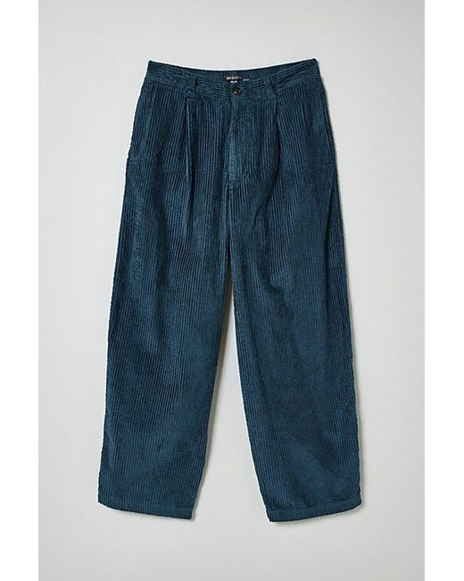Urban Outfitters Blue Uo Baggy Corduroy Beach Pant for men