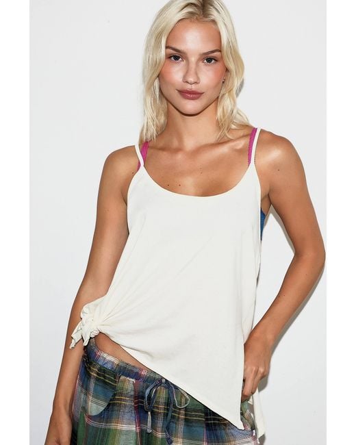 Out From Under White Let's Chill Cami