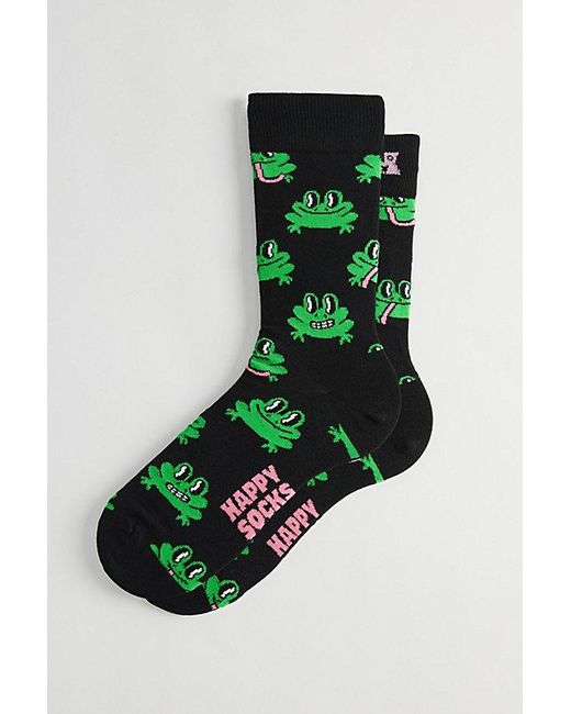 Happy Socks Green Frog Crew Sock for men