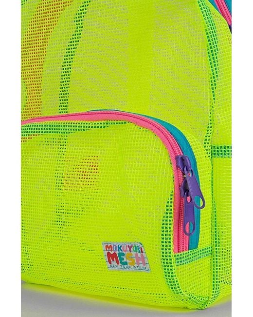Mokuyobi Green Mesh Mini Backpack for men