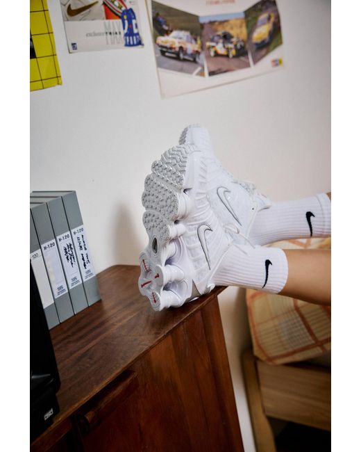 Nike White Shox Tl Trainers