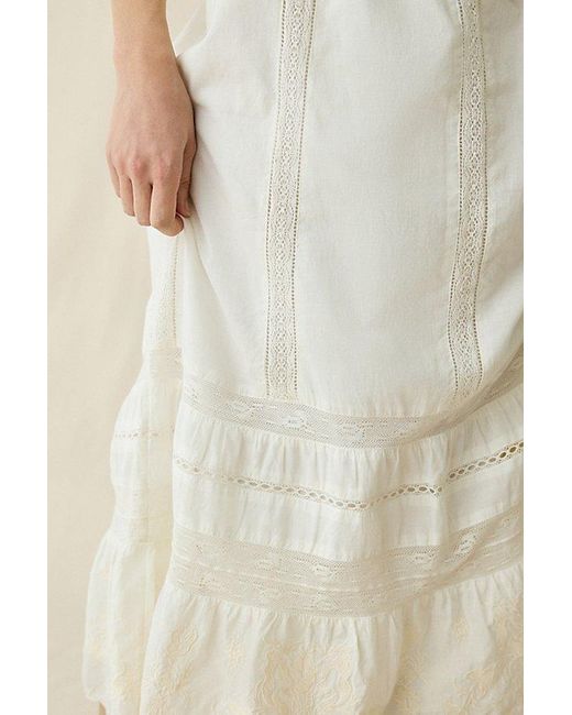 uo perfectly victorian lace trim corset midi dress Perfectly Victorian Lace Trim Corset Midi Dress