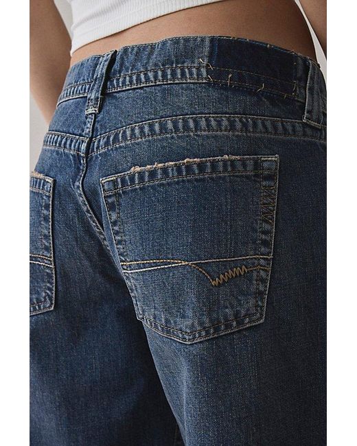 BDG Blue Kayla Low-Rise Capri Jean