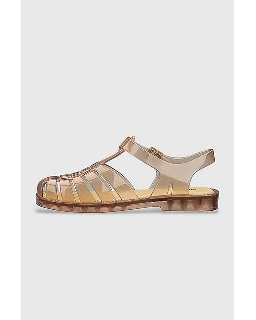 Melissa White Possession Jelly Fisherman Sandal In Beige,at Urban Outfitters