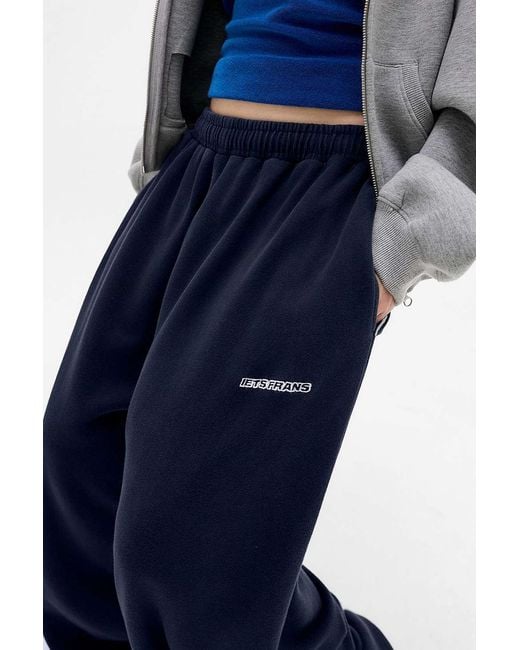 iets frans Blue Navy Harri Baggy Joggers