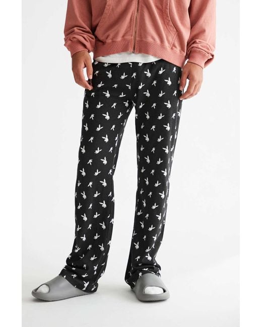 Urban Outfitters Playboy Bunny Lounge Pant in Black for Men Lyst Canada