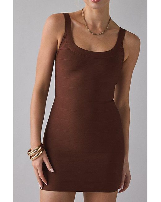 princess polly baby blue dress ASOS Design Ribbed Long Sleeve Seam Detailing Maxi Dress in Light Brown