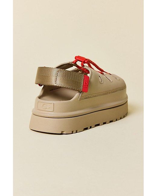 Ugg Brown Goldenglow Toggle Sandals