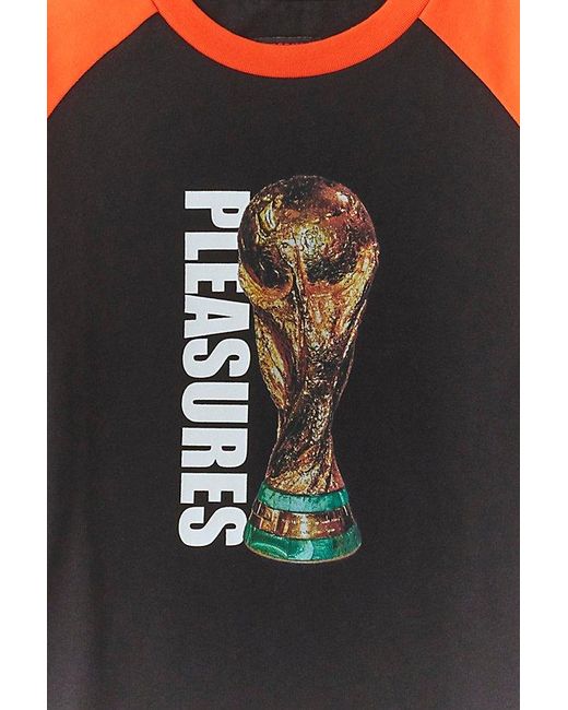 Pleasures Black Trophy Graphic Tee for men