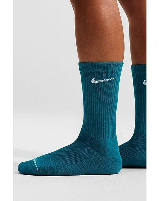 Nike Blue Everyday Elevated Crew Socks 6-Pack for men