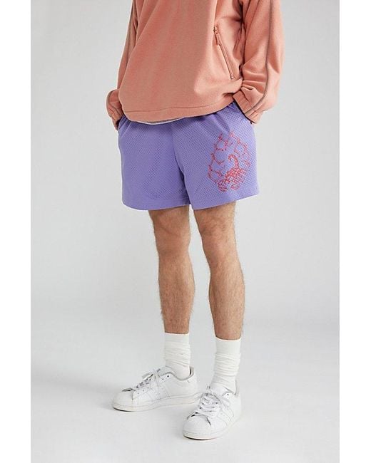 Urban Outfitters Purple Uo Graphic Skate Short for men