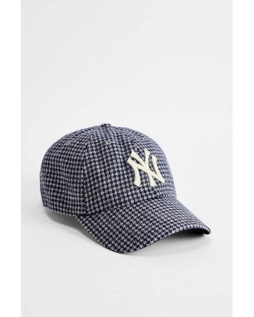 '47 Blue Ny Yankees Houndstooth Cap for men