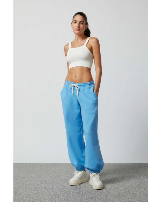 Out From Under Brenda Jogger Sweatpant In Light Blue,at Urban Outfitters