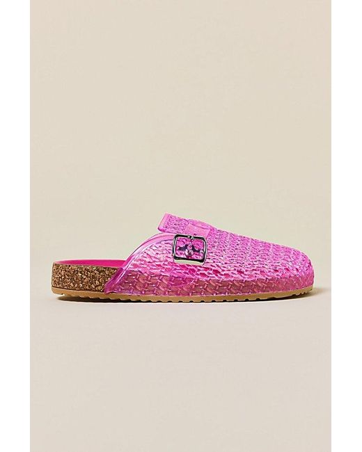 INTENTIONALLY ______ Pink Seth Jelly Mules