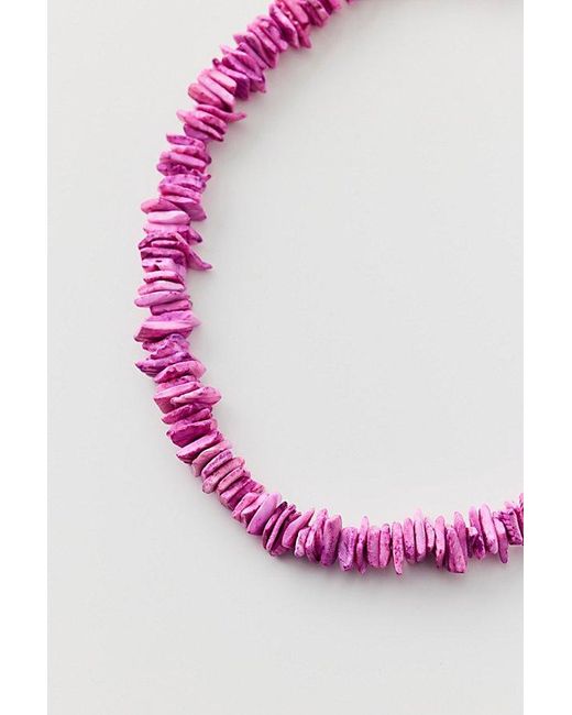 Urban Outfitters Pink Puka Shell Necklace