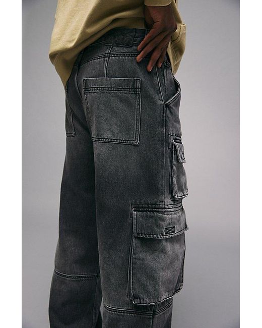 BDG Gray Baggy Skate Quad Cargo Jean for men