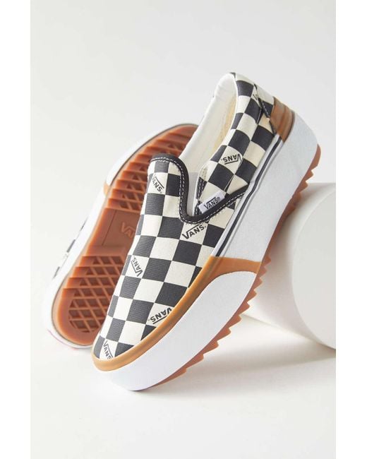 Vans Multicolor Checkerboard Stacked Slip-on Sneaker