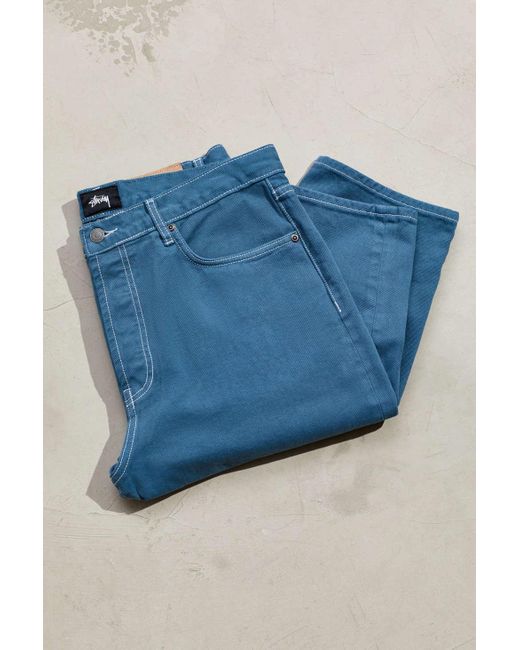 Stussy Big Ol' Overdyed Jean in Blue for Men | Lyst