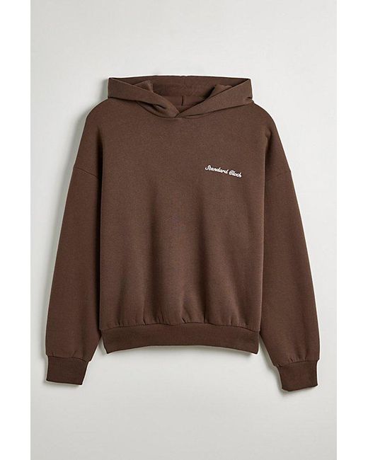 Standard Cloth Brown Foundation Hoodie Sweatshirt for men