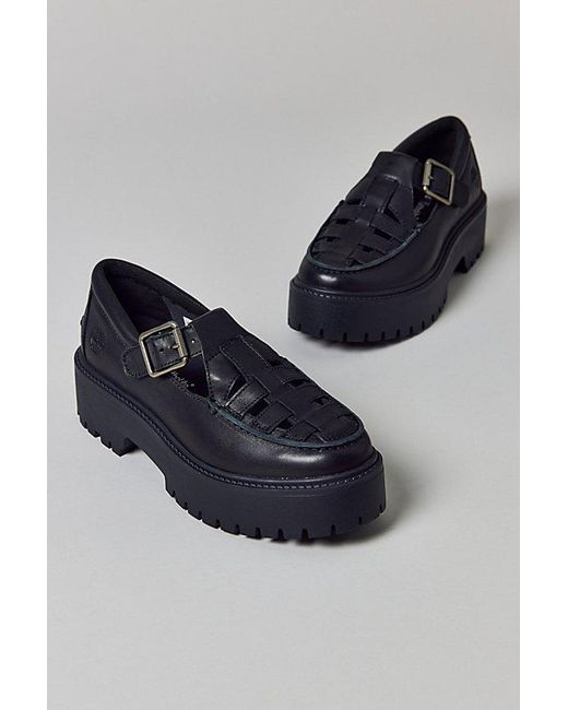 Timberland Blue Stone Street Platform Buckle Shoe