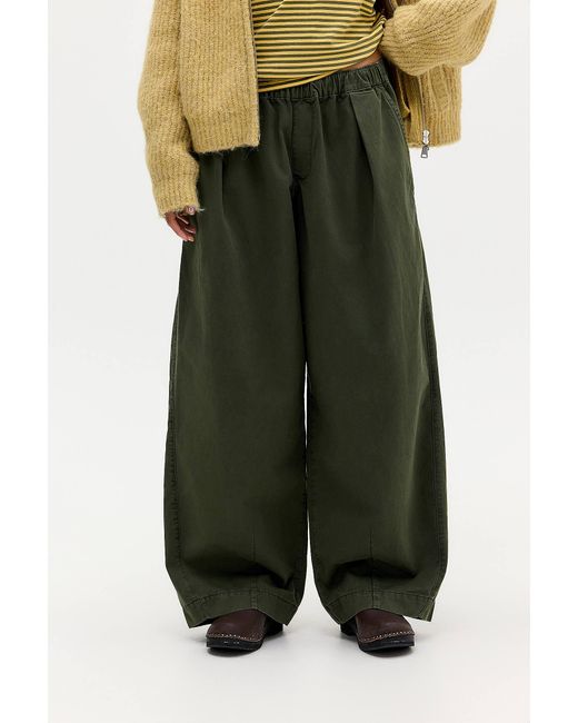 BDG Green Khaki Bobbi Baggy Cocoon Trousers