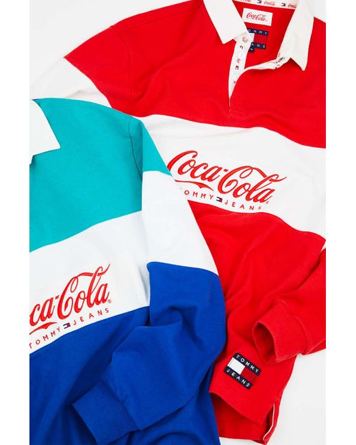 coca cola rugby shirt urban outfitters