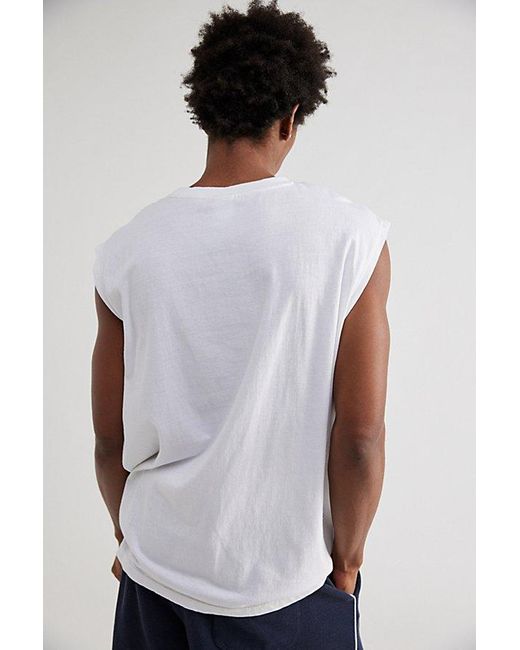iets frans White Iets Frans. Iets Frans… Big Embroidery Tank Top for men