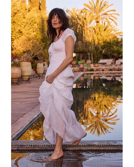 Kimchi Blue Sienna Maxi Dress in Natural