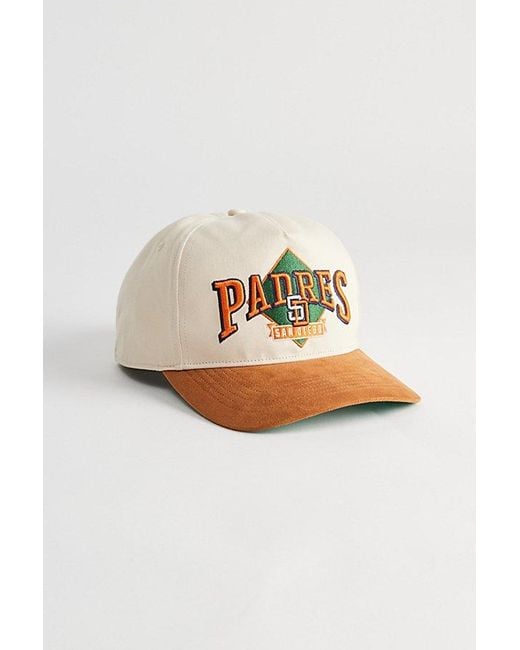 '47 White Brand San Diego Padres Diamond Hitch Baseball Hat for men