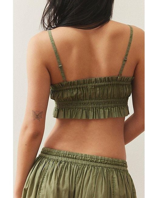 Out From Under Green Jasmine Cropped Cami