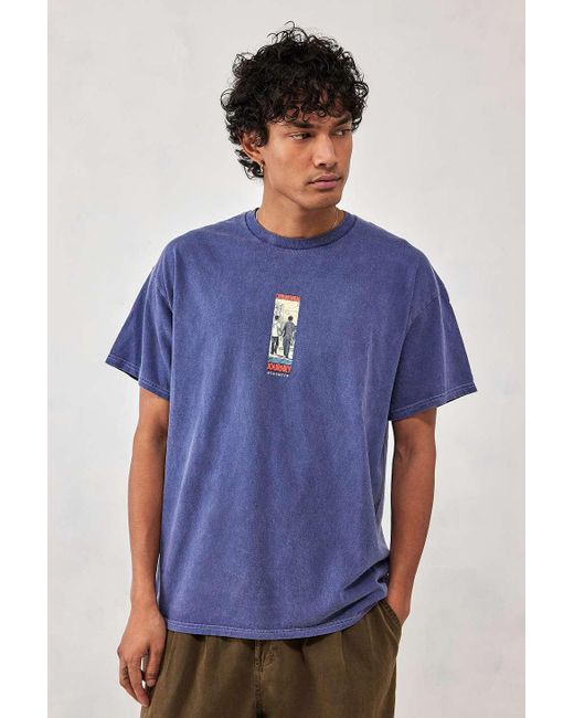 Urban Outfitters Blue Uo Navy Kyoto Town T-shirt