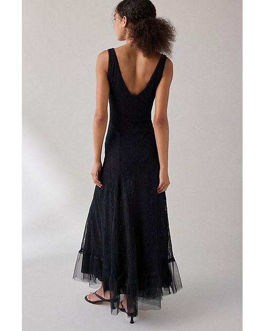 out from under sweet dreams sheer lace spliced slip dress Out From Under Sweet Dreams Sheer Lace Spliced Slip Dress