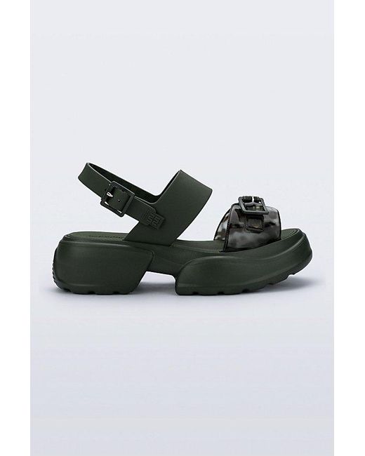 Melissa Black Push Platform Sandal