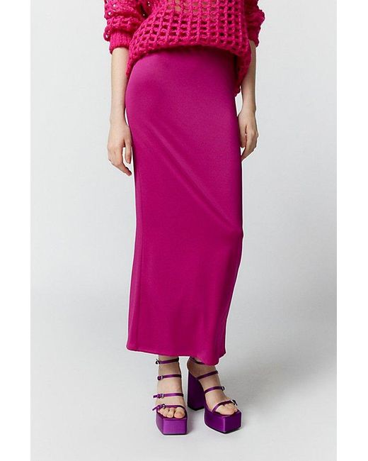 Urban Outfitters Multicolor Uo Dominique Minimal Maxi Skirt