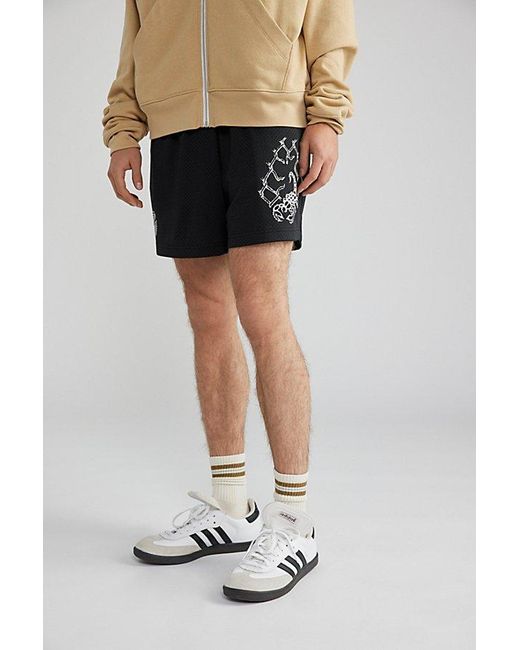 Urban Outfitters Black Uo Graphic Skate Short for men