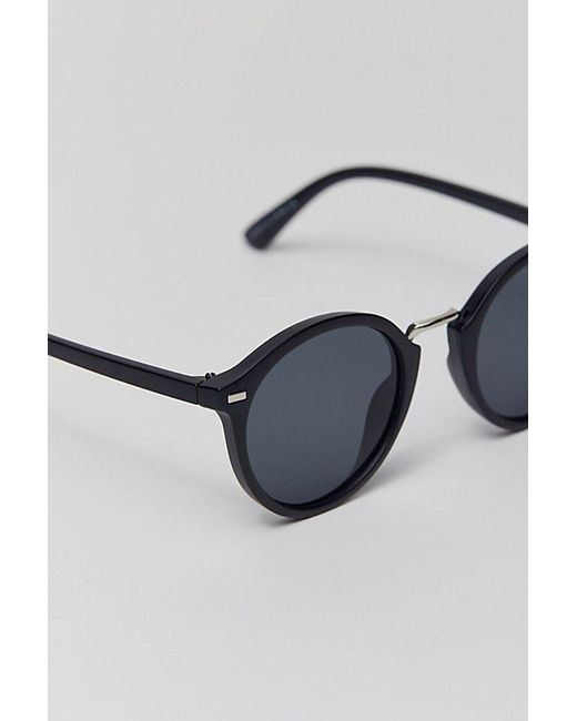 Urban Outfitters Black Myrtle Round Sunglasses for men