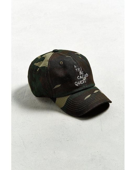 Urban Outfitters Green A Tribe Called Quest Thank You Camo Dad Hat for men