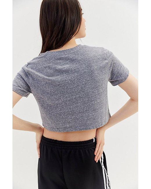 Urban Outfitters Gray Uo Best Friend Easy Fit Tee